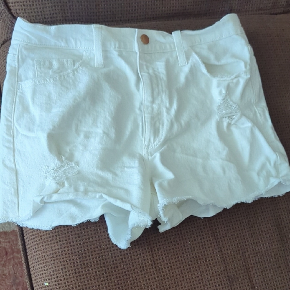 Universal Thread White Jean Shorts